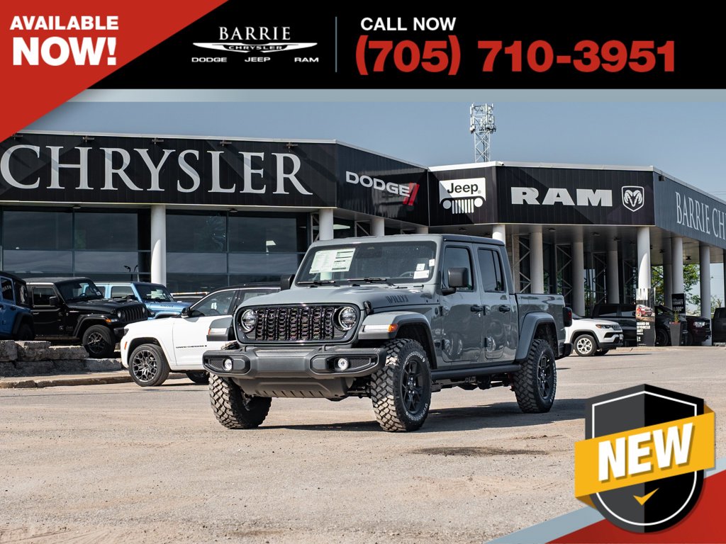 New 2026 Jeep Gladiator Willys Willys 4x4 for sale online - Ontario Approved