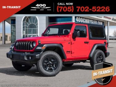 New 2026 Jeep Wrangler Sport Sport 2 Door 4x4 for sale online - Ontario Approved
