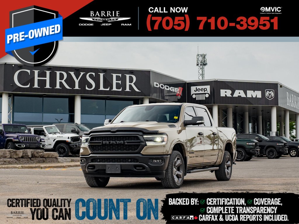 Used 2020 Ram 1500 Big Horn Big Horn 4x4 Crew Cab 5'7 Box for sale online - Ontario Approved