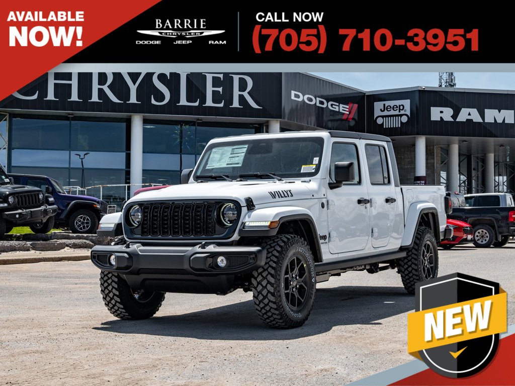 New 2026 Jeep Gladiator Willys Willys 4x4 for sale online - Ontario Approved