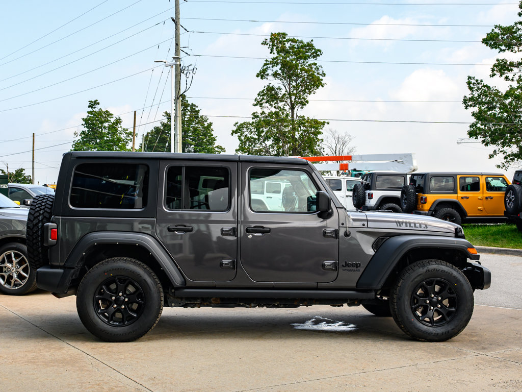 Used 2021 Jeep Wrangler Unlimited Willys Unlimited Willys 4x4 for sale online - Ontario Approved