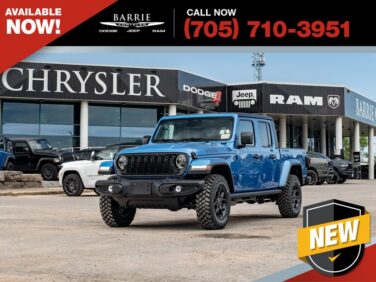 New 2026 Jeep Gladiator Willys Willys 4x4 for sale online - Ontario Approved