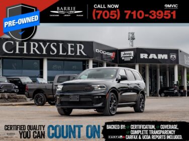 Used 2022 Dodge Durango SXT SXT AWD for sale online - Ontario Approved