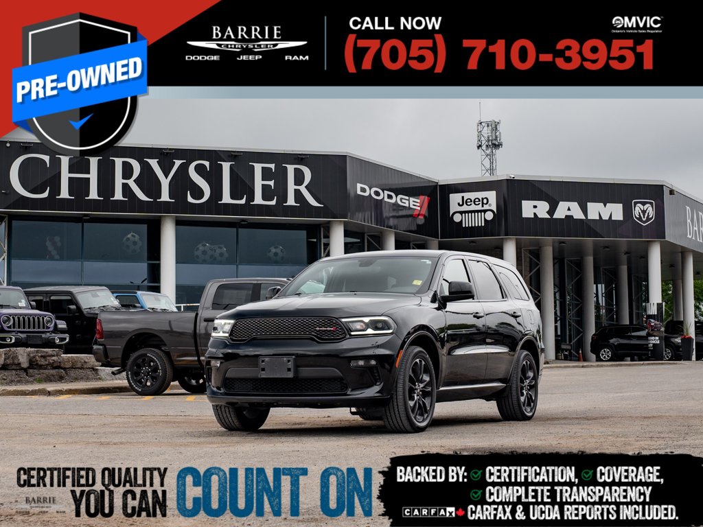 Used 2022 Dodge Durango SXT SXT AWD for sale online - Ontario Approved