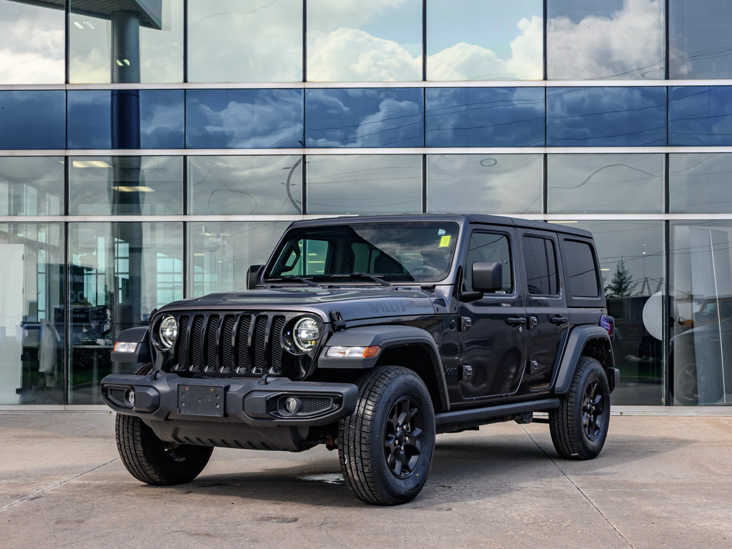 Used 2021 Jeep Wrangler Unlimited Willys Unlimited Willys 4x4 for sale online - Ontario Approved