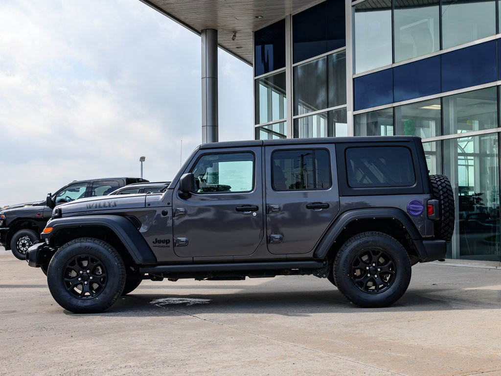 Used 2021 Jeep Wrangler Unlimited Willys Unlimited Willys 4x4 for sale online - Ontario Approved