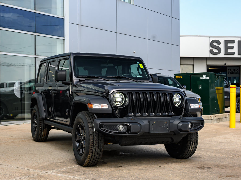 Used 2021 Jeep Wrangler Unlimited Willys Unlimited Willys 4x4 for sale online - Ontario Approved