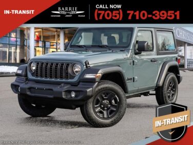 New 2026 Jeep Wrangler Sport Sport 2 Door 4x4 for sale online - Ontario Approved