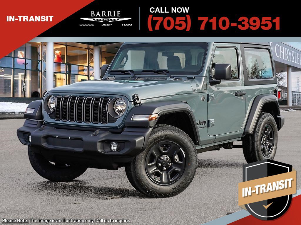 New 2026 Jeep Wrangler Sport Sport 2 Door 4x4 for sale online - Ontario Approved