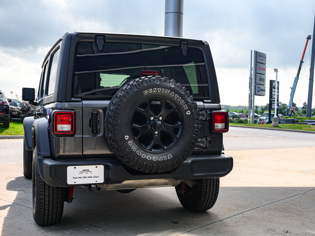 Used 2021 Jeep Wrangler Unlimited Willys Unlimited Willys 4x4 for sale online - Ontario Approved