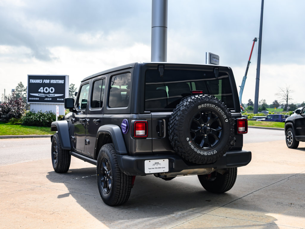 Used 2021 Jeep Wrangler Unlimited Willys Unlimited Willys 4x4 for sale online - Ontario Approved