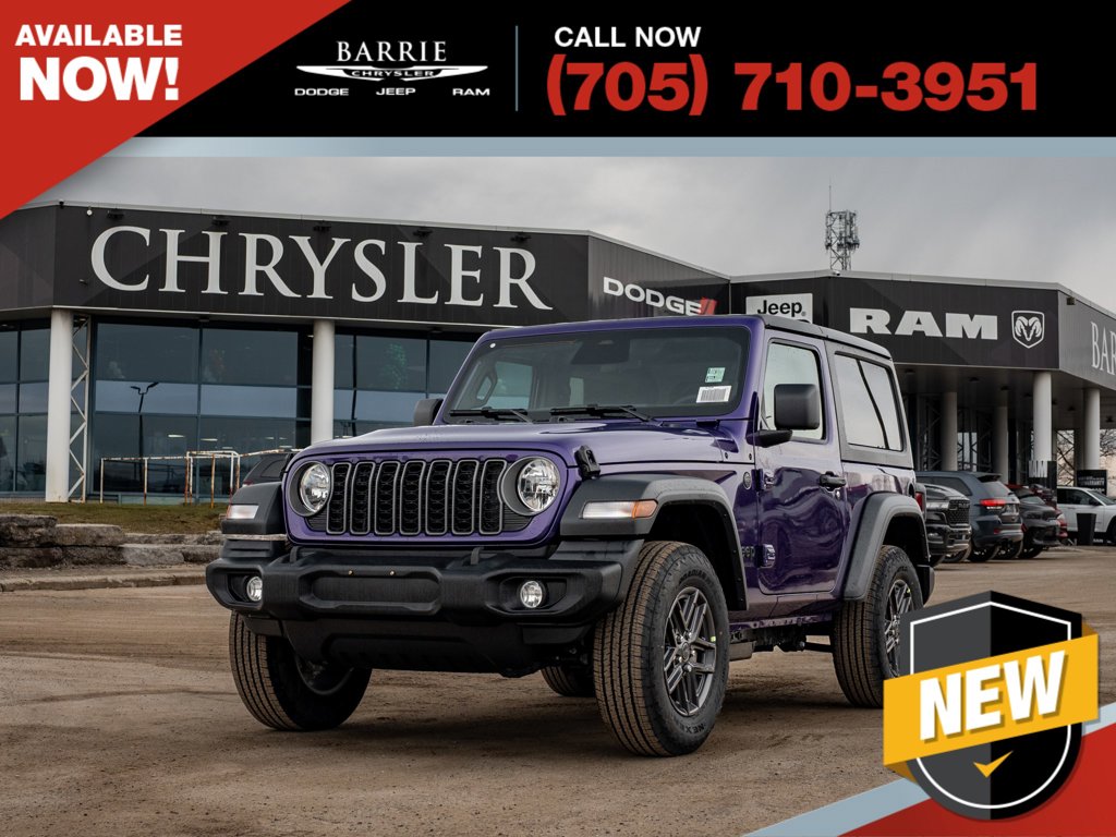 New 2026 Jeep Wrangler Sport S Sport S 2 Door 4x4 for sale online - Ontario Approved