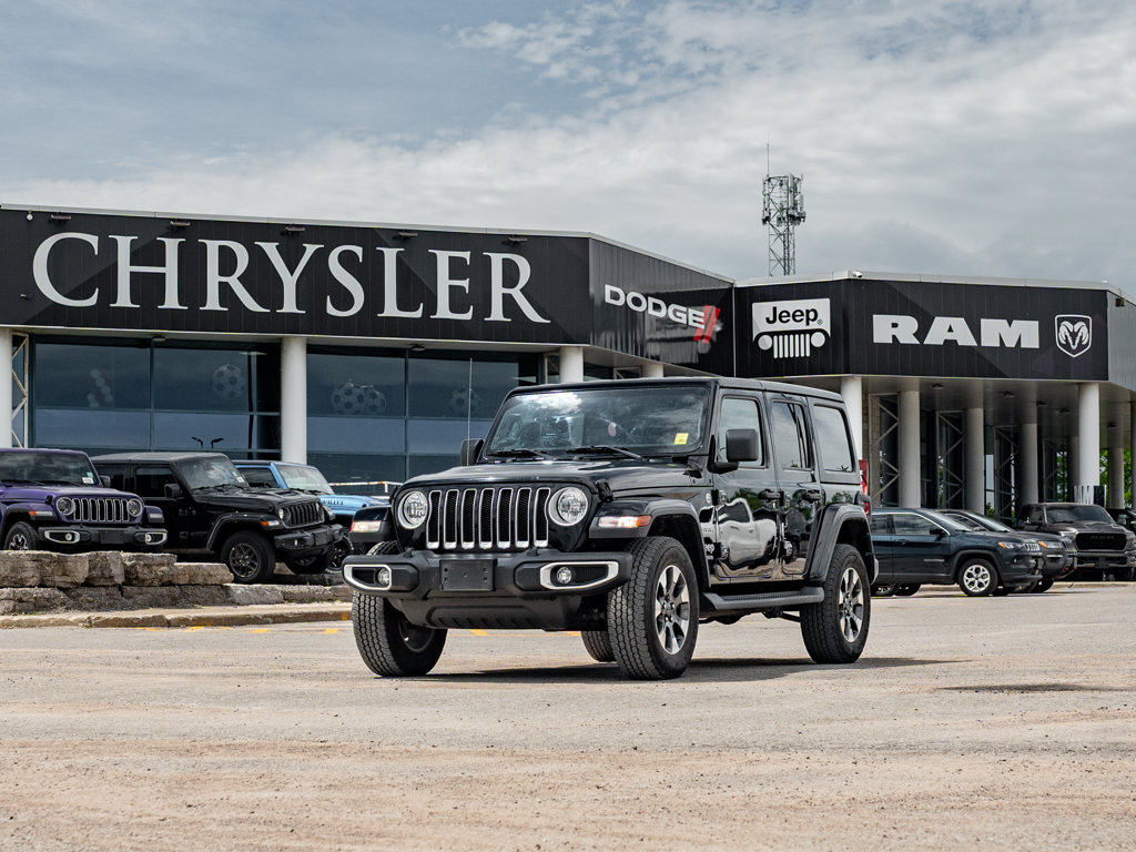 Used 2021 Jeep Wrangler Unlimited Sahara Unlimited Sahara 4x4 for sale online - Ontario Approved